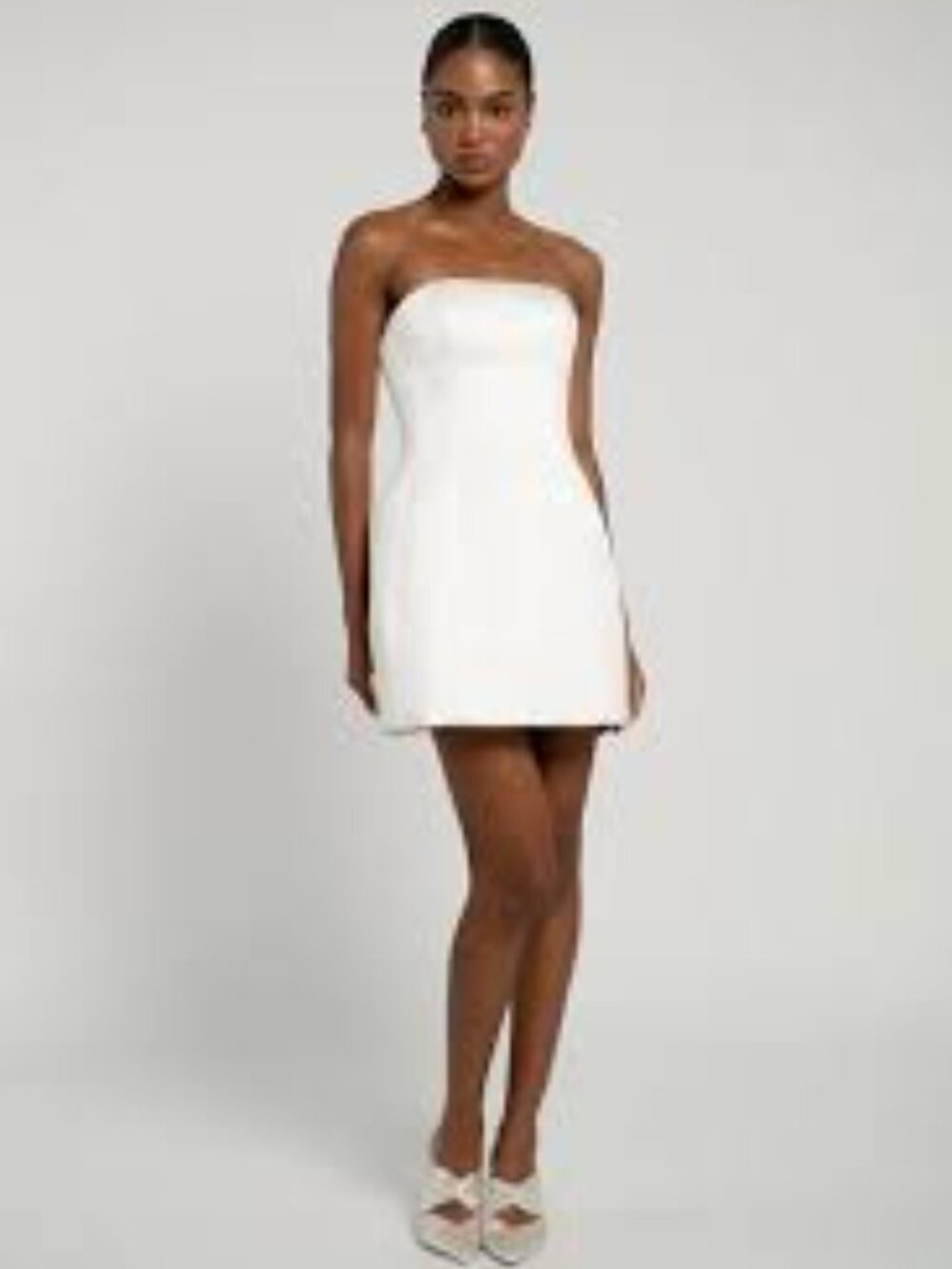 NWT RW&CO Strapless White Dress